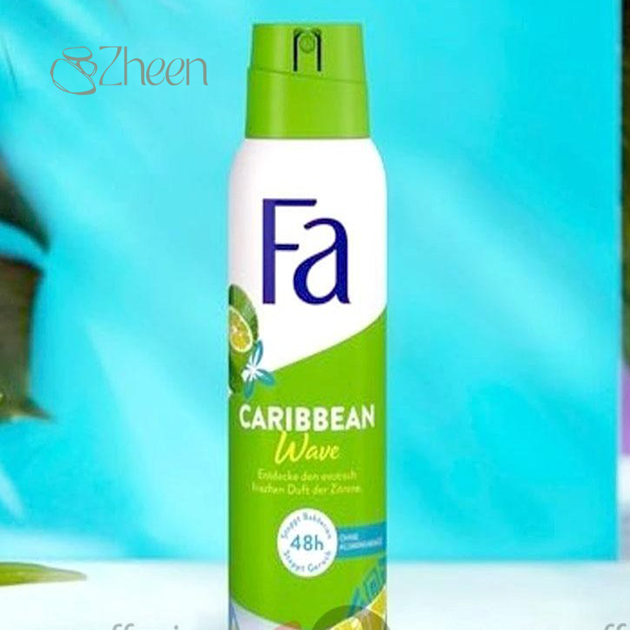 اسپری ضد تعریق زنانه فا مدل Caribbean Wave حجم ml150